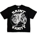 SAINT VANITY GRIFFIN SKETCH VINTAGE WASH T‑SHIRT BLACK