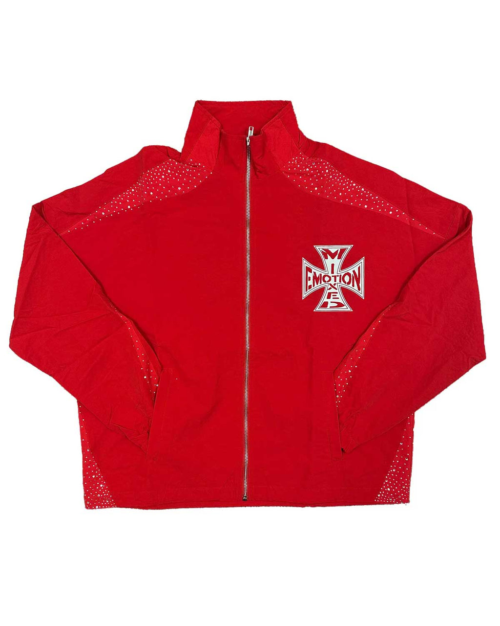 Mixed Emotions Classic Nylon Jacket Red