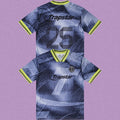 Trapstar Camo V-Neck Football Jersey - Dark Charcoal/Blue