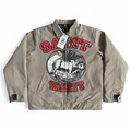 SAINT VANITY Vintage Graphic Zip‑Up Coach Jacket
